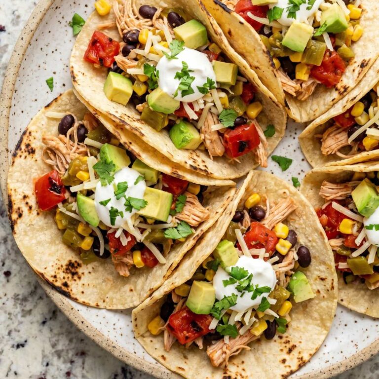 Slow Cooker Chicken Tacos