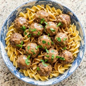 Slow Cooker Swedish Meatballs